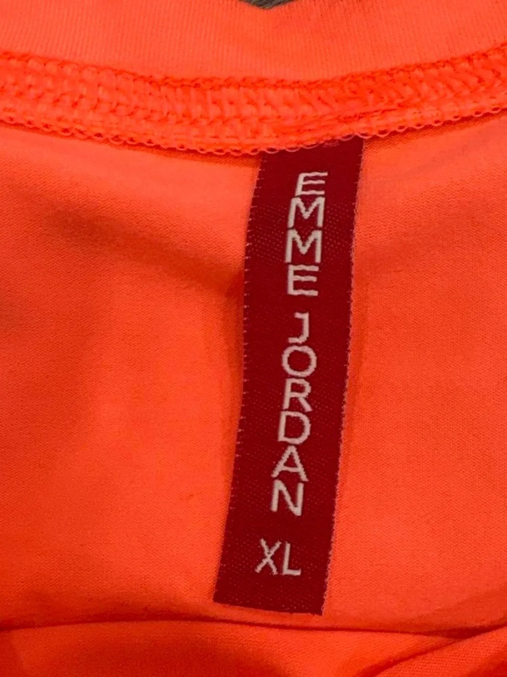 Jordan Neon Coral Graphic Tie-Front Tee